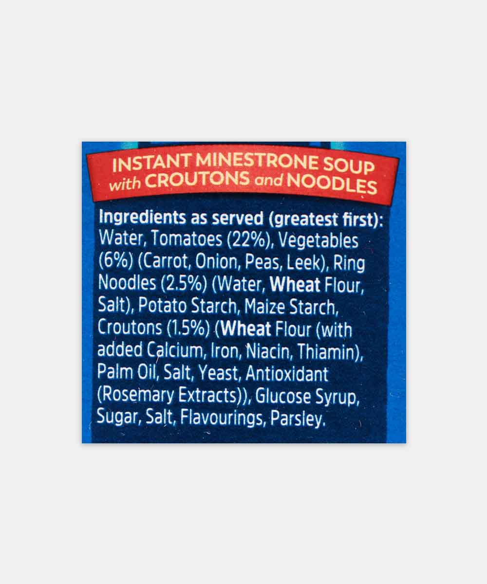 Batchelors Minestrone With Croutons Cupa Soup 94 Gm - Image 4