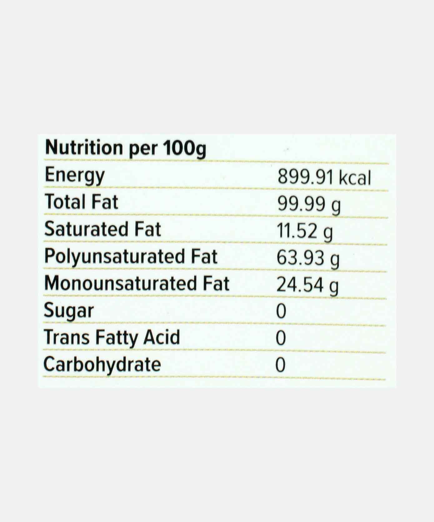 Conscious Food Sunflower Oil Cold - Pressed Organic 1 Lt - Image 3