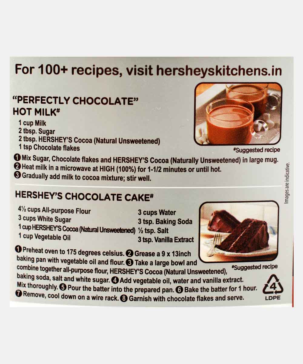 Hersheys Cocoa Powder Natural Unsweetened 225 Gm - Image 4