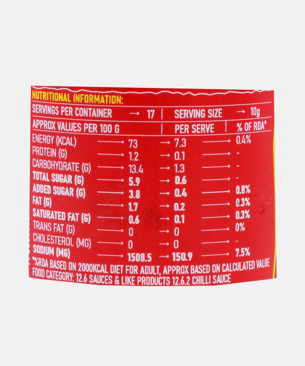 Hotchaa Sriracha Hot Sauce 170 Gm - Image 3