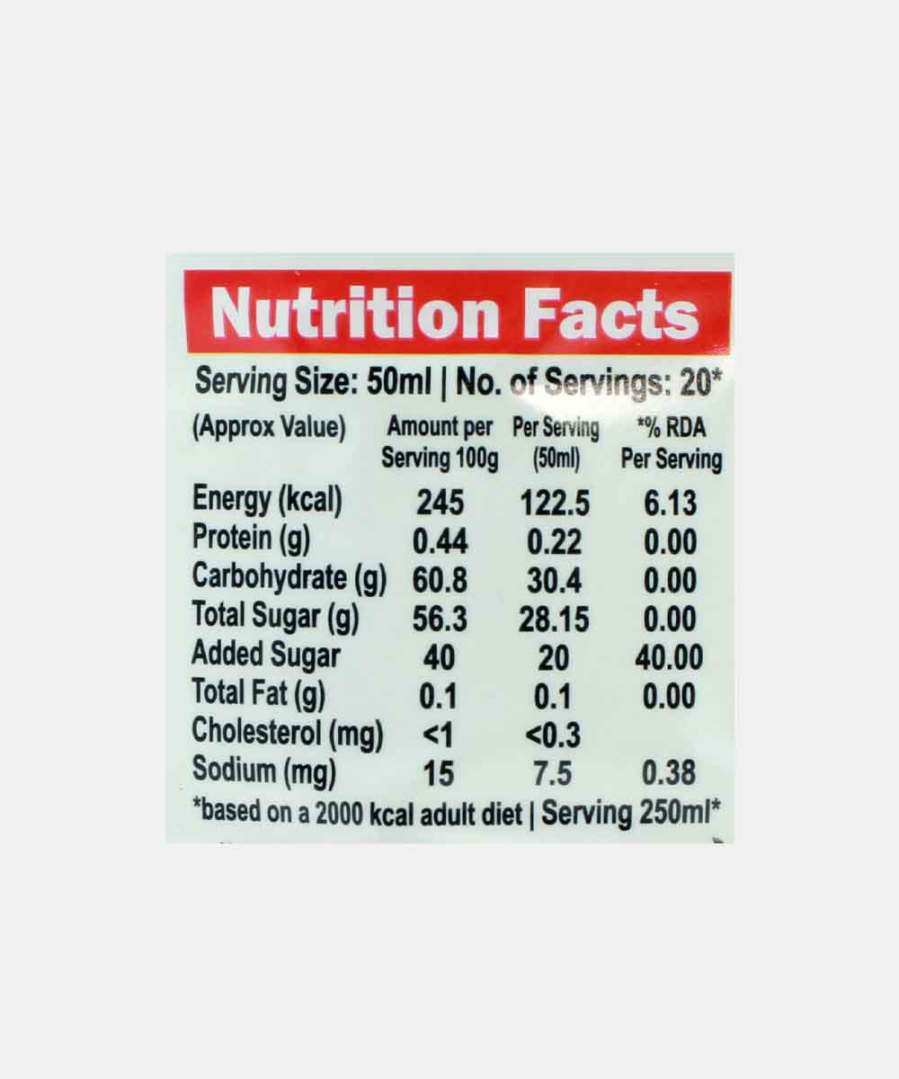 Manama Strawberry Crush Syrup 1 Ltr - Image 3