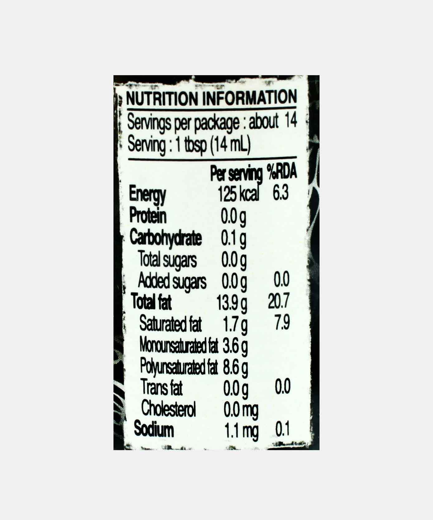 Real Thai Multi-Sourced Edible Vegetable Oils 180 Gm - Image 3