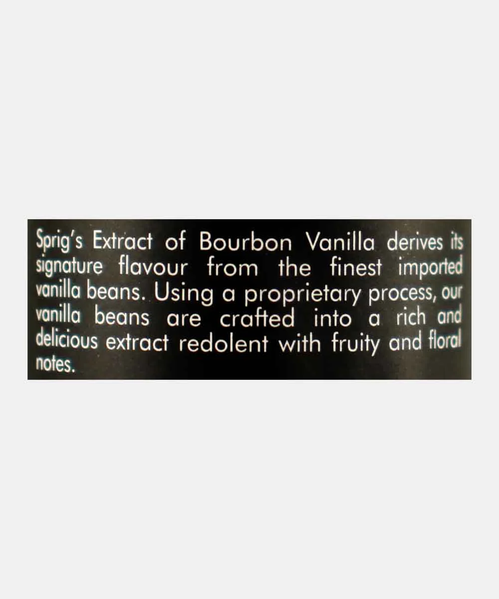 Sprig Extract Natural Bourbon Vanilla 100 Ml - Image 3