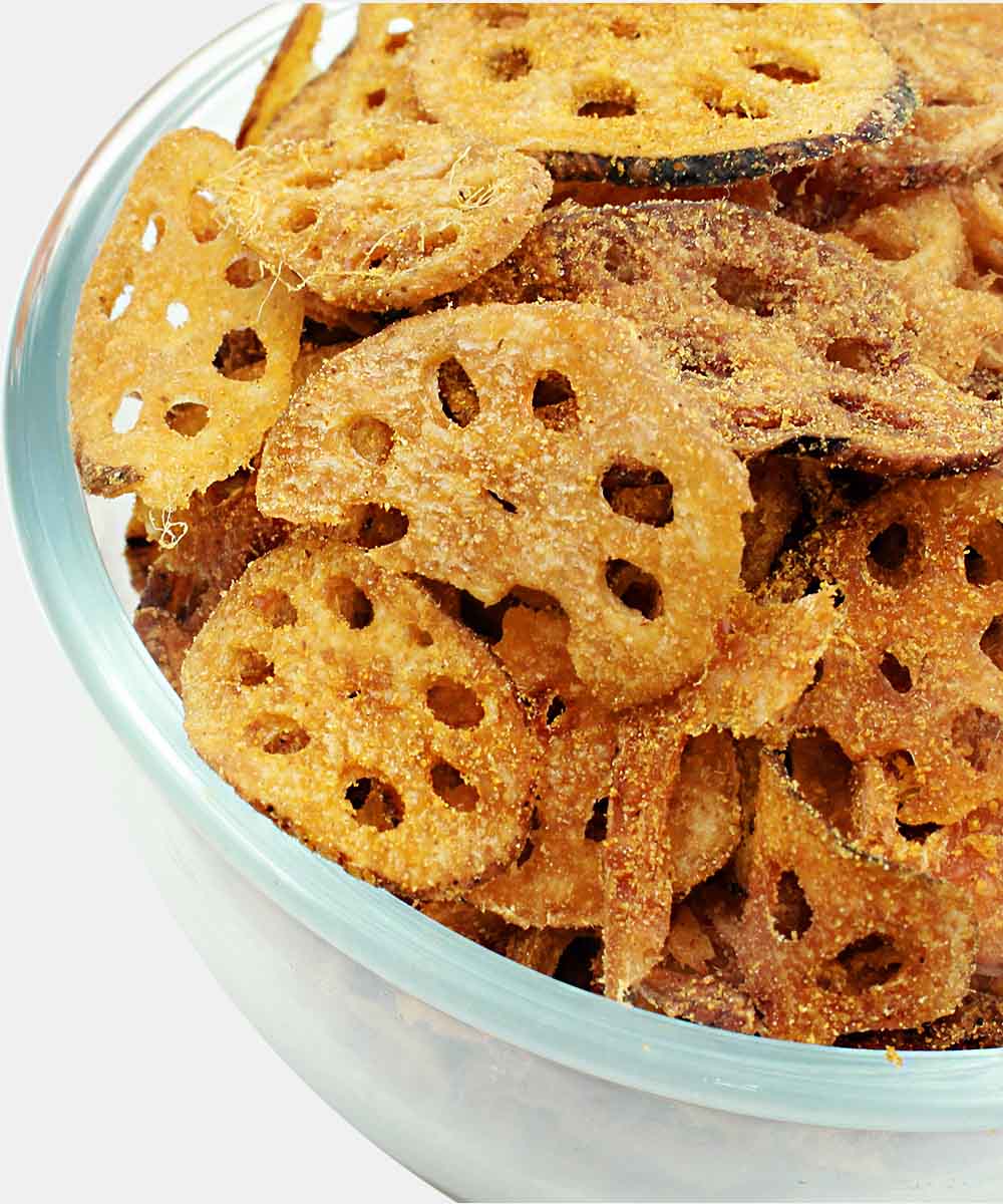 Stem Lotus Chips Thai Seasoning 100 Gm - Image 3