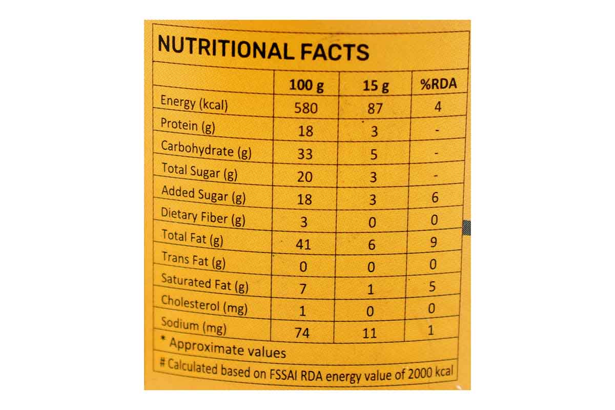 The Butternut Co Peanut Butter Crunchy Chocolate 340 Gm - Image 3