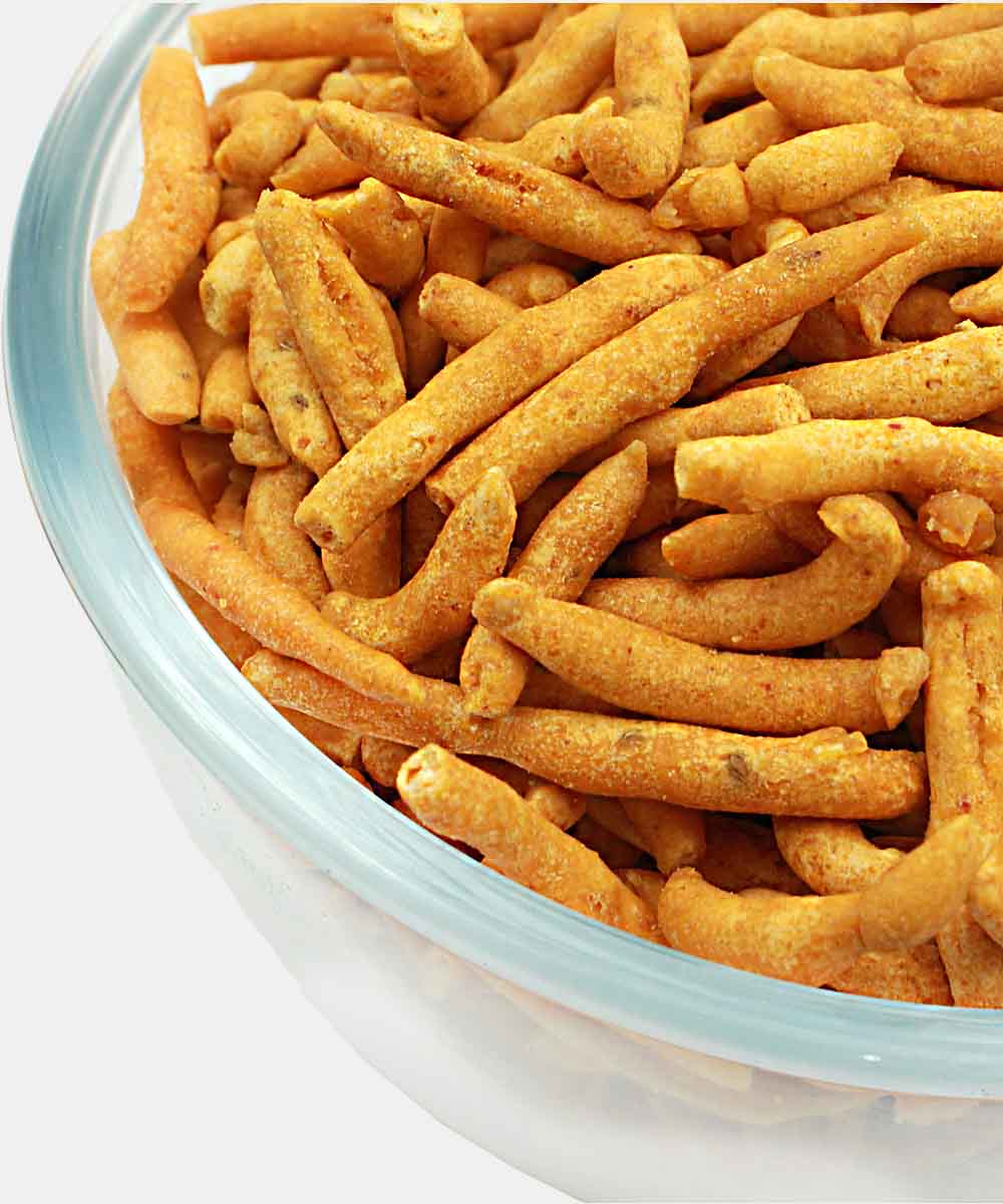 Tikha Gathiya In Groundnut Oil 200 Gm - Image 3